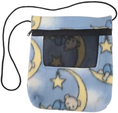 Bonding Carry Pouch for Sugar Gliders and Other Small Pets (Multiple Styles Available) (ZZZ Time)