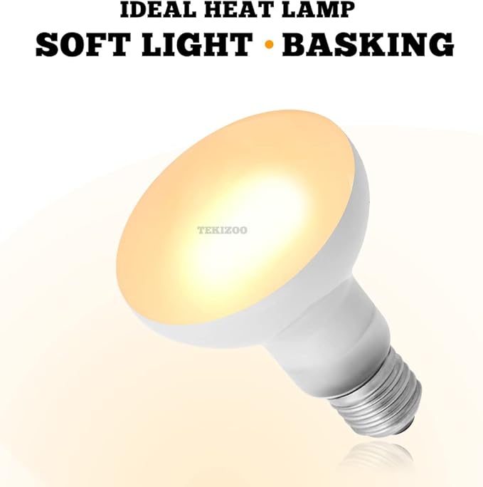 3 Pack Heat Lamp 100W,Basking Spot Simulated Natural Sunlight Heating Lamp Bulb,UVA Lamp Bulb Heat Emitter for Reptile Chickens Brooder Tortoise Pet