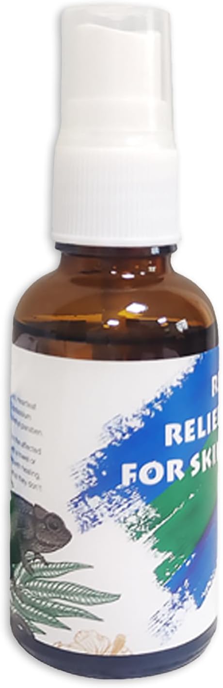 Reptile Skin Repair Spray – Natural Wound Care for Tail Rot, Shell Rot, Sores, Shedding, Burns – Fast Healing for Geckos, Lizards, Turtles,Snake & More