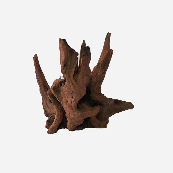 Natural Driftwood for Aquarium Decor, L13.78×W11.42×H9.45 Inches Large Drift Wood Decorations for Reptile Hide, Fish Tank, Optional Shapes