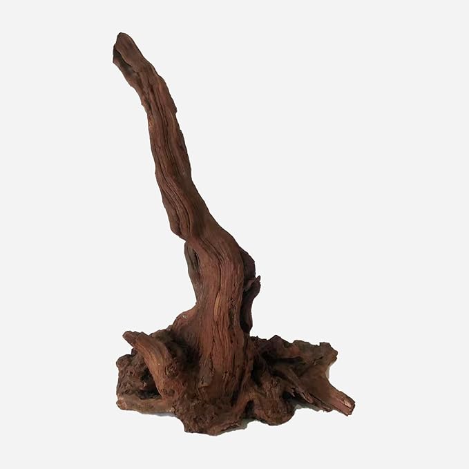 Natural Driftwood for Aquarium Decor, L11.81×W9.06×H16.54 Inches Large Drift Wood Decorations for Reptile Hide, Fish Tank, Optional Shapes