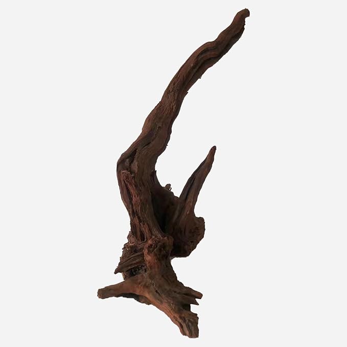 Natural Driftwood for Aquarium Decor, L11.81×W9.06×H16.54 Inches Large Drift Wood Decorations for Reptile Hide, Fish Tank, Optional Shapes