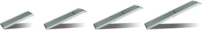 PetSafe Happy Ride Compact Telescoping Dog Ramp - Portable Pet Ramp for Cars, Trucks & SUVs with Adjustable Sizing - Non-Slip Design - Lightweight Pet Mobility Assistance