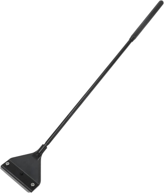 Seaweed Scraper for Glass Aquariums, Fish Tank Cleaner with 10 Blades, Efficient Aquarium Cleaning Tool, Rust-Resistant, Black, 1 Set