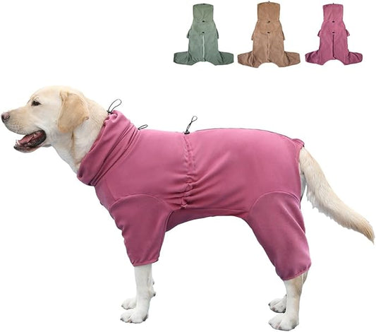 Dog Pajamas for Large Dogs,Extra Large Stretch, Suitable for Adult, Medium-Sized Dogs, Large Pet Jumpsuit Four-Legged Dog Clothes, Pet Clothing. (Red Color, 7XL)