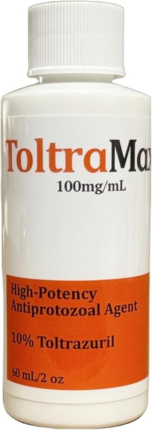 Toltrazuril 10.0% for Horses, Dogs, Cats, 60mL/2 Ounce, for Non-Food Chain Animals, Peanut Butter