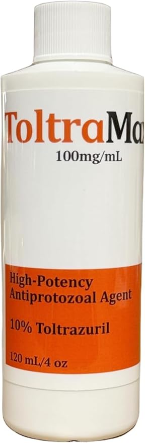 Toltrazuril 10.0% for Horses, Dogs, Cats, 120mL/4 Ounce, for Non-Food Chain Animals, Peanut Butter