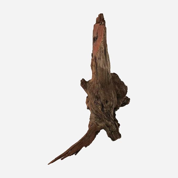 Natural Driftwood for Aquarium Decor, L19.69×W8.27×H17.72 Inches Large Drift Wood Decorations for Reptile Hide, Fish Tank, Optional Shapes