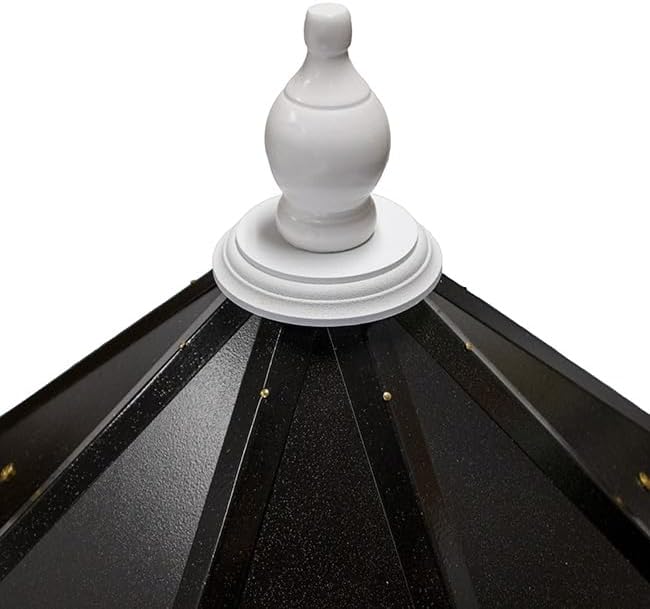 BestNest Purple Martin Castle House – Black Roof | Premium 8-Room Purple Martin Birdhouse for Backyard & Garden | Durable & Decorative Outdoor Bird House