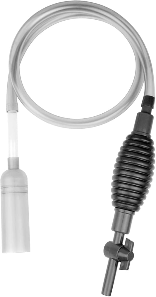 Newpol 5.7FT Aquarium Siphon Vacuum Cleaner for Fish Tank Cleaning Gravel & Sand & Change The Water