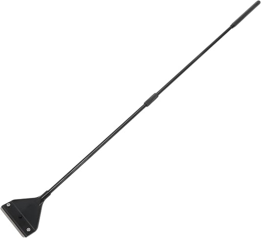 Seaweed Scraper for Glass Aquariums, Fish Tank Cleaner with 10 Blades, Durable and Efficient Aquarium Cleaning Tool, Rust-Resistant, Black, 1 Set