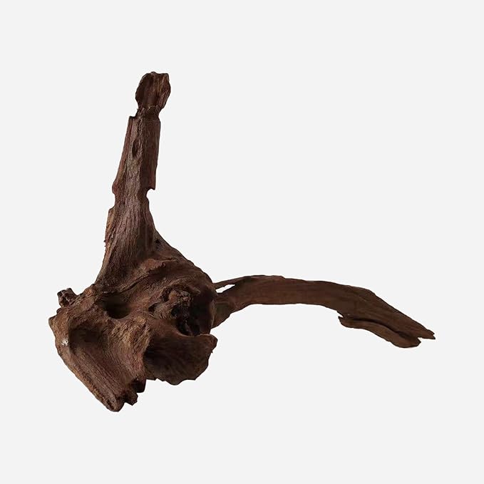 Natural Driftwood for Aquarium Decor, L18.9×W5.12×H11.02 Inches Large Drift Wood Decorations for Reptile Hide, Fish Tank, Optional Shapes