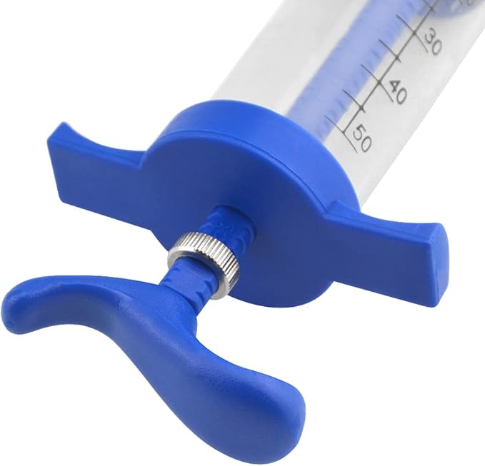 LILYS PET Reuseable Young Birds Feeding Syringe,Plastic and Perspex Material,Feeding Milk for Young Birds or Feeding Medicine for Sick Birds (50ml and 2+2.5+3+4mm Hose)