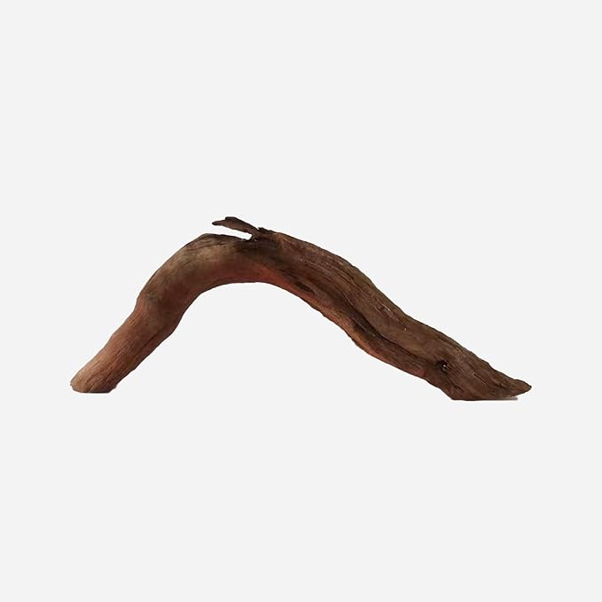 Natural Driftwood for Aquarium Decor, L27.56×W3.15×H9.45 Inches Large Drift Wood Decorations for Reptile Hide, Fish Tank, Optional Shapes