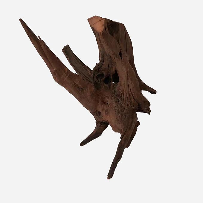 Natural Driftwood for Aquarium Decor, L14.57×W11.81×H12.2 Inches Large Drift Wood Decorations for Reptile Hide, Fish Tank, Optional Shapes