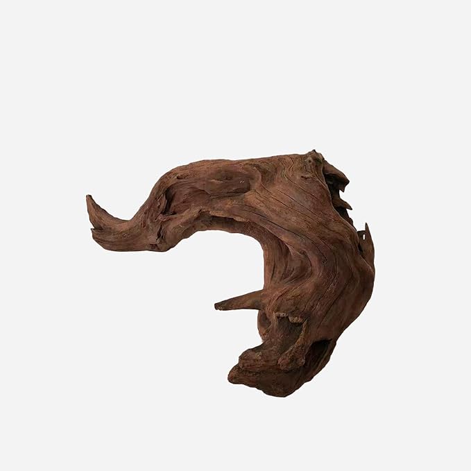 Natural Driftwood for Aquarium Decor, L26.38×W12.2×H12.99 Inches Large Drift Wood Decorations for Reptile Hide, Fish Tank, Optional Shapes