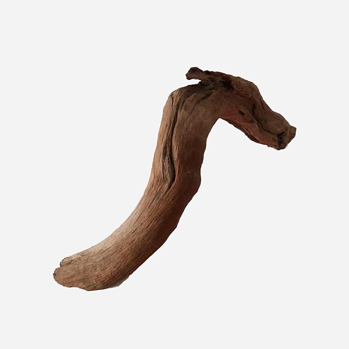 Natural Driftwood for Aquarium Decor, L27.56×W3.15×H9.45 Inches Large Drift Wood Decorations for Reptile Hide, Fish Tank, Optional Shapes