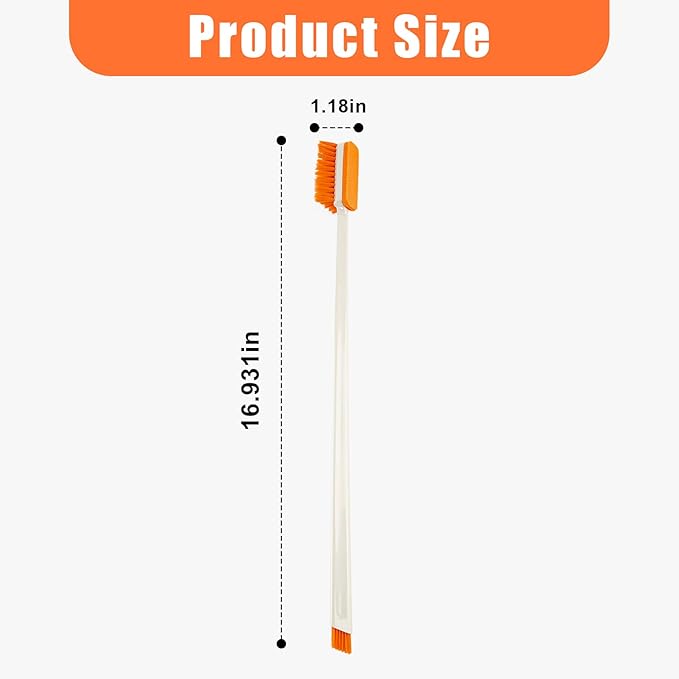 1PCS Small Aquarium Cleaning Tool, Algae Scraper for Fish Tank, Long Handle Aquarium Brush, Fish Tank Cleaner Adapted for Glass and Acrylic Aquariums (Longer)