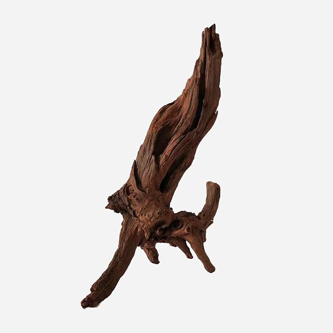 Natural Driftwood for Aquarium Decor, L16.14×W9.84×H19.29 Inches Large Drift Wood Decorations for Reptile Hide, Fish Tank, Optional Shapes