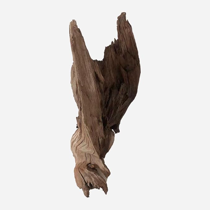 Natural Driftwood for Aquarium Decor, L12.99×W9.45×H18.9 Inches Large Drift Wood Decorations for Reptile Hide, Fish Tank, Optional Shapes