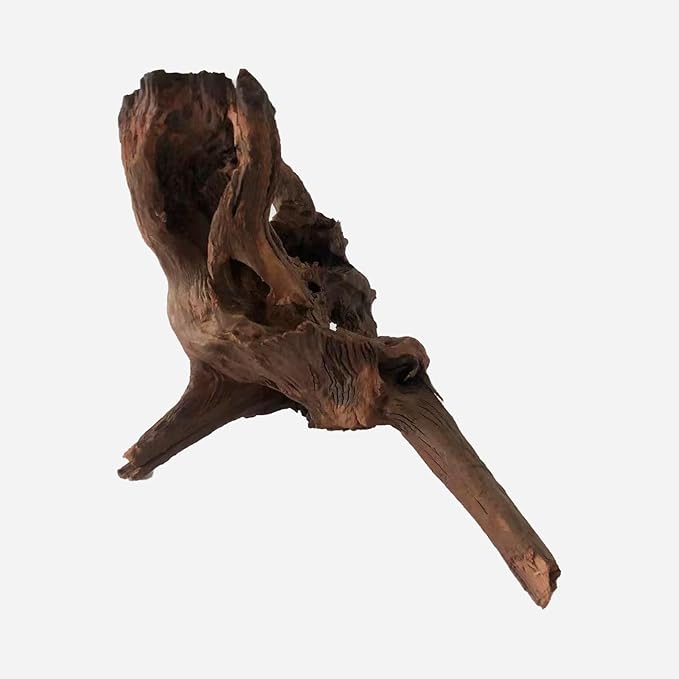 Natural Driftwood for Aquarium Decor, L13.78×W10.24×H9.84 Inches Large Drift Wood Decorations for Reptile Hide, Fish Tank, Optional Shapes