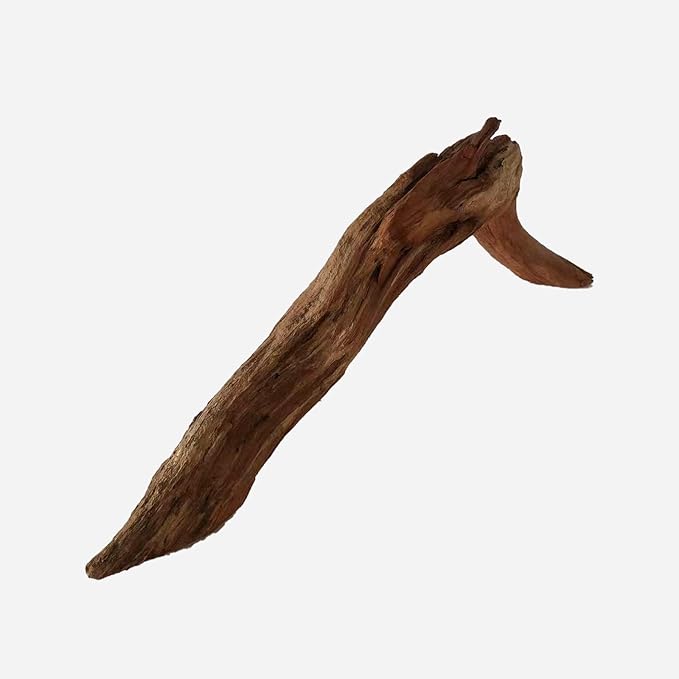 Natural Driftwood for Aquarium Decor, L27.56×W3.15×H9.45 Inches Large Drift Wood Decorations for Reptile Hide, Fish Tank, Optional Shapes