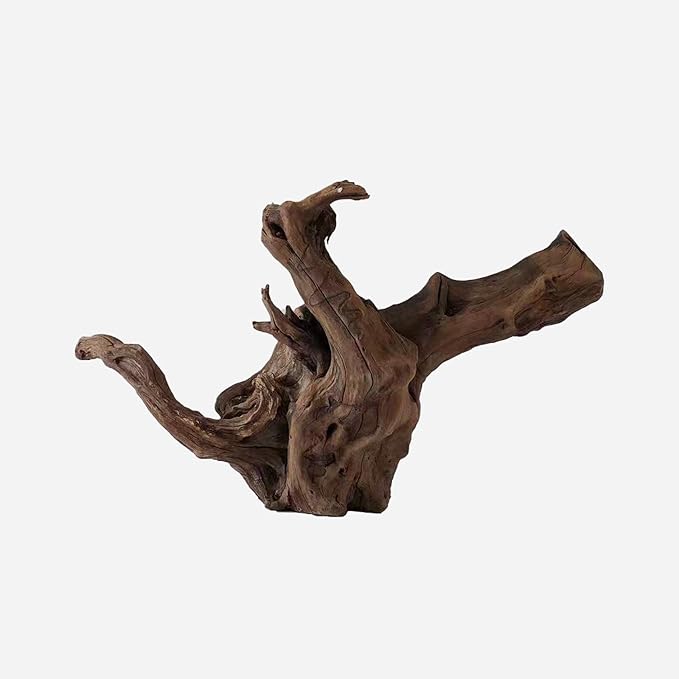 Natural Driftwood for Aquarium Decor, L23.62×W7.87×H12.6 Inches Large Drift Wood Decorations for Reptile Hide, Fish Tank, Optional Shapes
