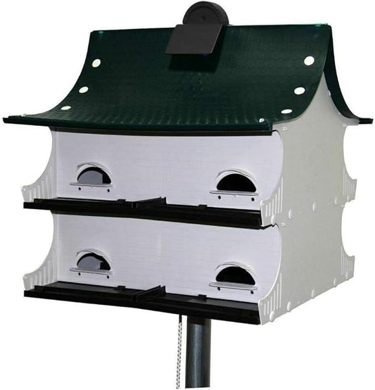 S&K Great Eight Purple Martin House – 8-Room Plastic Birdhouse