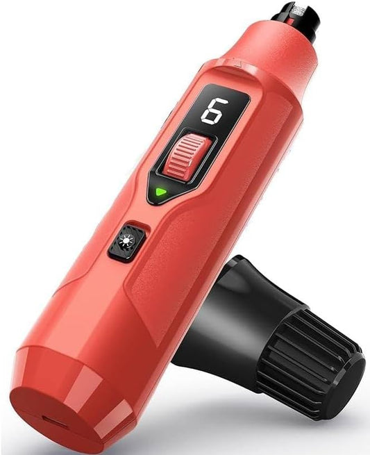 YABIFE 7-Speed Pet Nail Grinder with Light – Heavy Duty, Whisper Quiet Nail Trimmer for Dogs, Cats, Birds & Small Animals – Single-Handed Operation