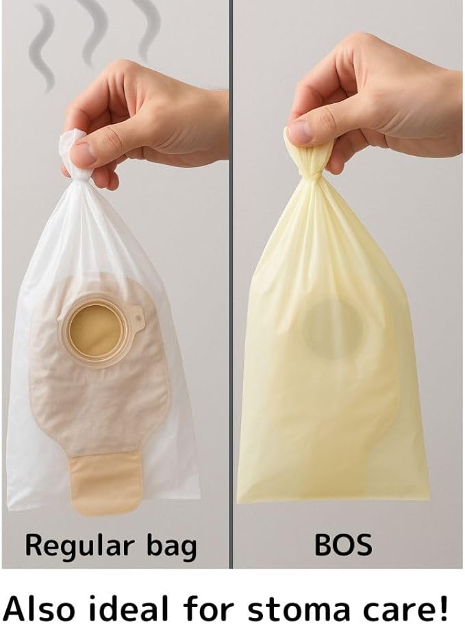 BOS Amazing Odor Sealing Cat Waste Bags - Durable and Unscented [Size: S, Color: light blue] (90 count, Pack of 2) (180 Bags)★May be too small to get a litter scoop inside!