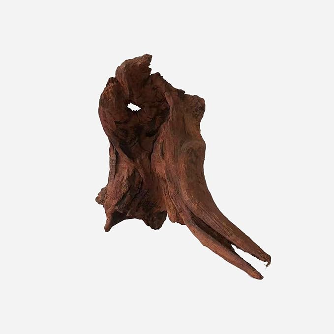 Natural Driftwood for Aquarium Decor, L17.72×W6.69×H11.81 Inches Large Drift Wood Decorations for Reptile Hide, Fish Tank, Optional Shapes