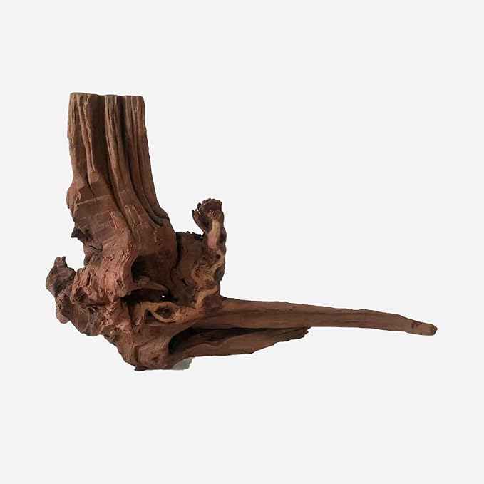 Natural Driftwood for Aquarium Decor, L17.72×W7.48×H11.81 Inches Large Drift Wood Decorations for Reptile Hide, Fish Tank, Optional Shapes