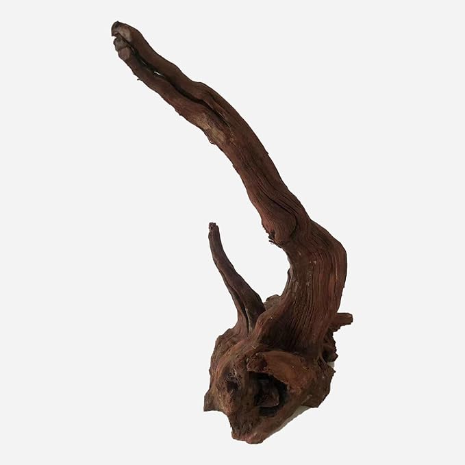 Natural Driftwood for Aquarium Decor, L11.81×W9.06×H16.54 Inches Large Drift Wood Decorations for Reptile Hide, Fish Tank, Optional Shapes