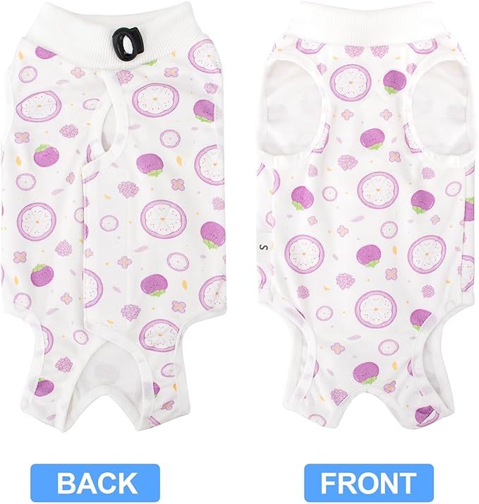 Cat Recovery Suit Female, Breathable Cat Onesie After Surgery Female for Abdominal Wounds or Skin Diseases, Surgery Recovery Suit Kitten Onesie After Spay Wear Anti Licking