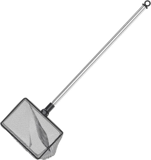 Pawfly Aquarium Fish Net with Extendable 9-24 Inch Long Handle for Betta Fish Tank Small Koi Pond and Pool