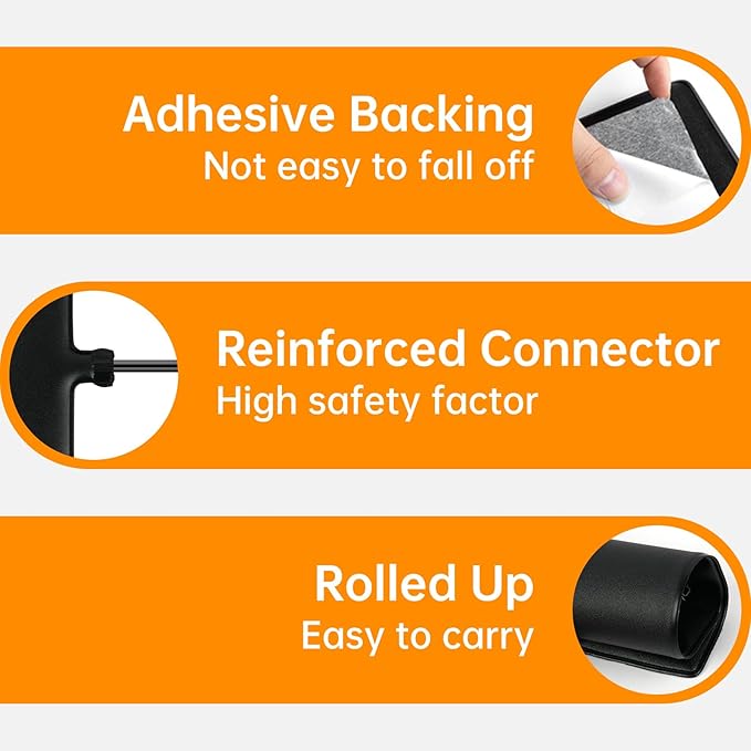 Reptile Heat Pad 8x18 Inch 24W, Terrarium Heating Mat Under Tank, Reptile Heat Mat/Pad for Amphibians, Turtle, Lizard, Bearded Dragon, Hermit Crab, Frog, Snake