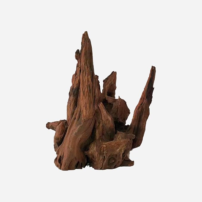 Natural Driftwood for Aquarium Decor, L13.78×W11.42×H9.45 Inches Large Drift Wood Decorations for Reptile Hide, Fish Tank, Optional Shapes