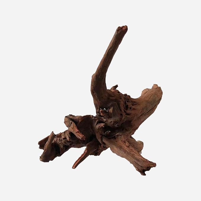Natural Driftwood for Aquarium Decor, L17.72×W10.63×H9.45 Inches Large Drift Wood Decorations for Reptile Hide, Fish Tank, Optional Shapes