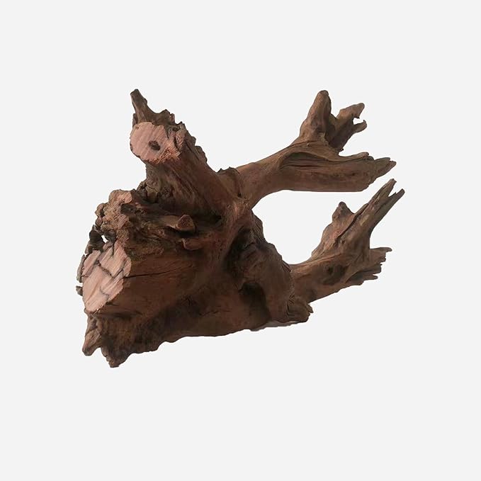 Natural Driftwood for Aquarium Decor, L18.9×W6.69×H10.24 Inches Large Drift Wood Decorations for Reptile Hide, Fish Tank, Optional Shapes