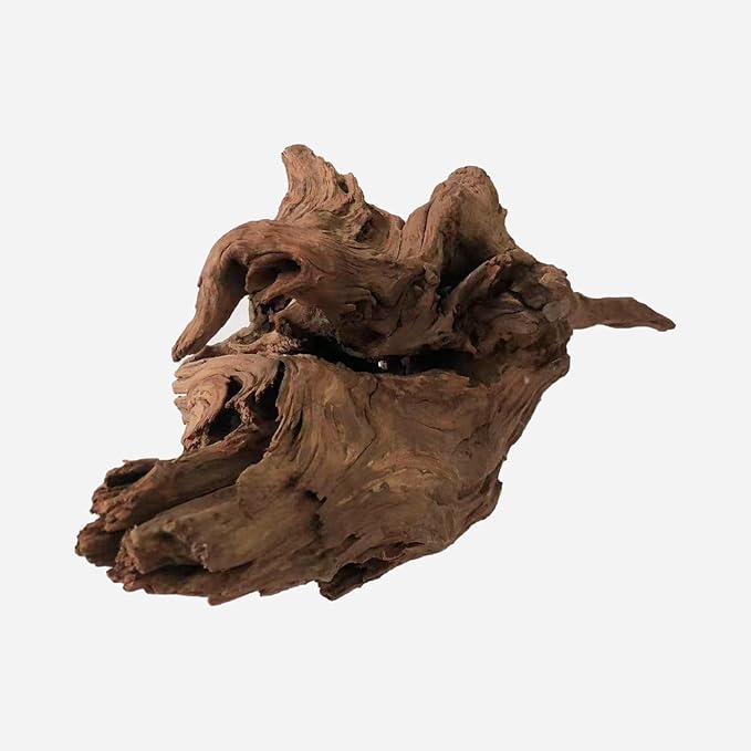 Natural Driftwood for Aquarium Decor, L18.5×W10.63×H7.48 Inches Large Drift Wood Decorations for Reptile Hide, Fish Tank, Optional Shapes