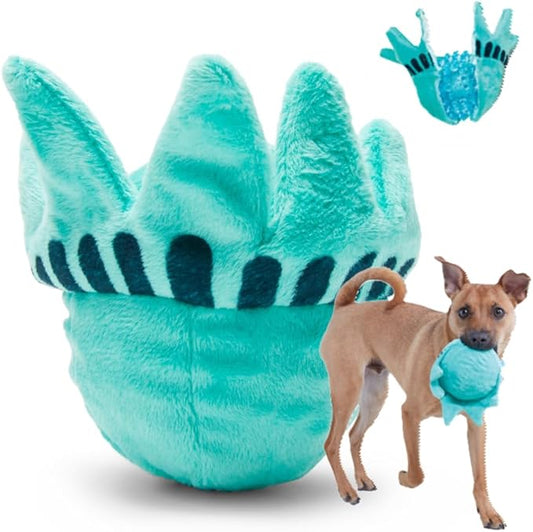 Barkbox Lady Liberty Ball 2-in-1 Dog Toy - Plush Squeaky Toy for Large Dogs | Large