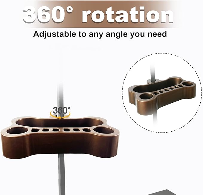 Adjustable Pet Grooming Organizer - Multi-Compartment Holder for Brushes, Scissors and Grooming Accessories