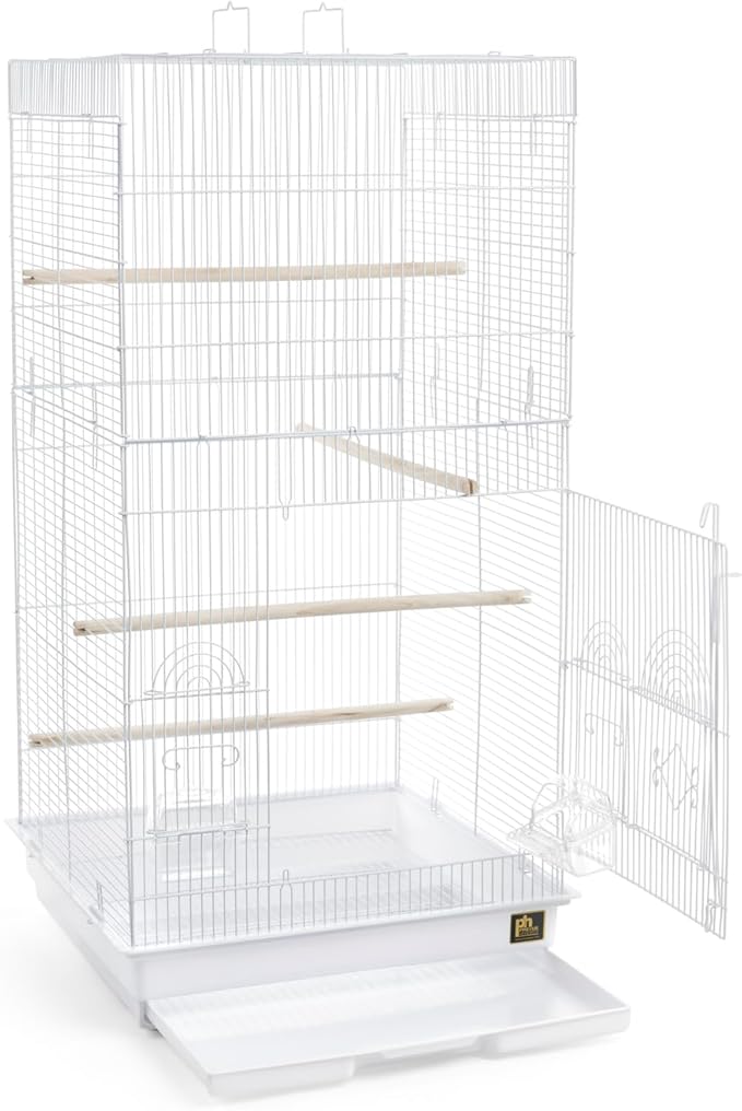 Prevue Pet Products SPECONO1818H-W Tall Tiel Cage, White