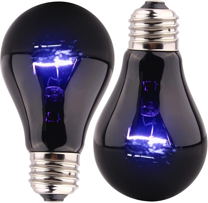 Aiicioo Reptile Heat Lamp - 100 Watt Reptile Night Heat Bulb Terrarium Moon-Like Light Bulbs for Reptiles Bearded Dragon Gecko Snake Turtle Lizard Tank