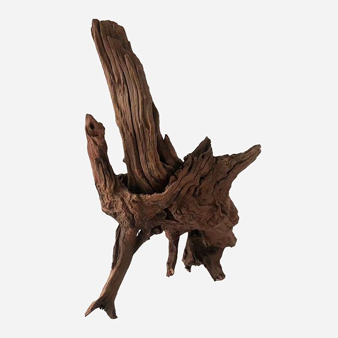 Natural Driftwood for Aquarium Decor, L15.75×W11.02×H17.32 Inches Large Drift Wood Decorations for Reptile Hide, Fish Tank, Optional Shapes