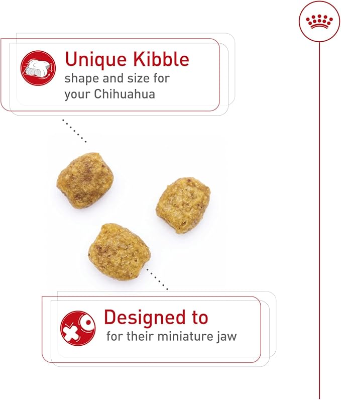 Royal Canin Chihuahua Adult Breed Specific Dry Dog Food, 2.5 lb. Bag