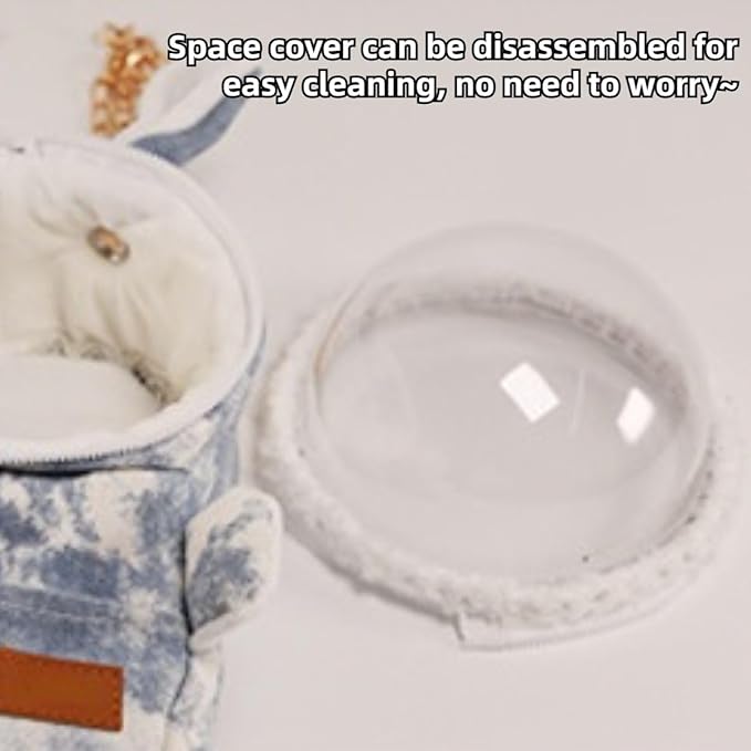 Sugar Glider Travel Pouch Gerbil Hedgehog Portable Travel Carrier Outdoor Hangbag Grey Squirrel Rat Carrier for Small Animal (Grey,Small)