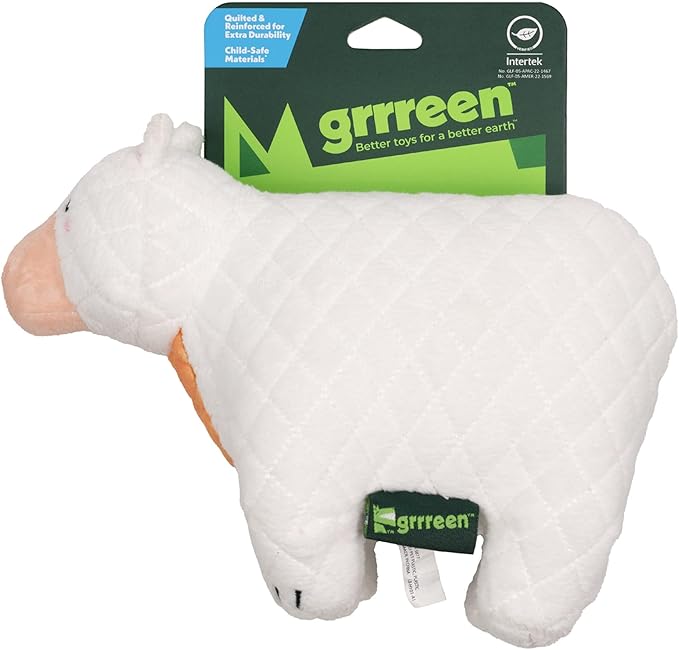 Arctic Collection Dog Toys | Jumbo Sized Penny The Polar Bear | Cute, Durable, & Sustainable Plush Chew Toys for Dogs 50 lbs & up | Eco Friendly & 100% Recycled Materials