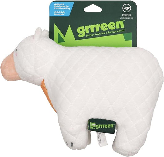 Arctic Collection Dog Toys | Jumbo Sized Penny The Polar Bear | Cute, Durable, & Sustainable Plush Chew Toys for Dogs 50 lbs & up | Eco Friendly & 100% Recycled Materials