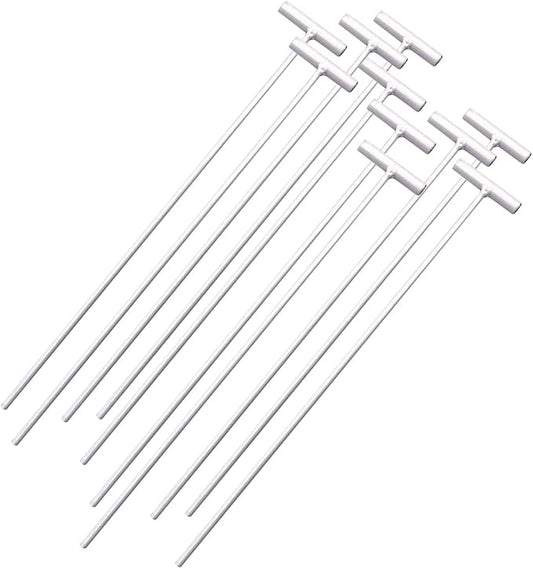10pcs Racing Pigeon Birdcage Entrance Trap,Bird one-Way Curtain Window Loft Iron Rotatable T-bar,Pigeon Trap Door Supplies